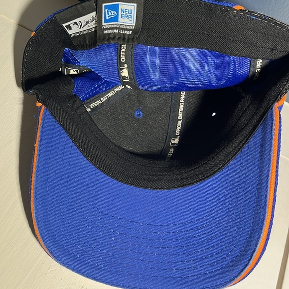 New York Mets MLB New Era Official Batting Practice Medium-Large Stretch-fit Hat - Picture 3 of 4
